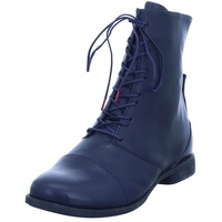 THINK! Stiefelette, Stiefelette Glattleder - Blau - 38,5