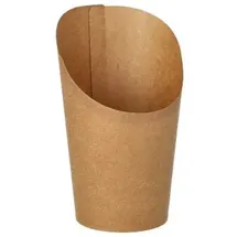 Papstar Wrap Cups Pappe 230 ml 10 cm x 6 cm x 8 cm 1000 St. Braun