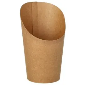 Papstar Wrap Cups Pappe 230 ml 10 cm x 6 cm x 8 cm 1000 St. Braun