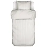 Marc O'Polo Classic Stripe Gestreift Silber 135 x 200 cm + 80 x 80 cm