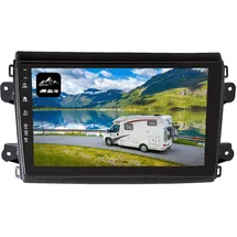 berggps FD-9000-F8 9" Navi für FIAT Ducato Wohnmobile (ab 2021) – Camper Navigation, DAB+ Radio, CarPlay & Android Auto, Stellplatz-Apps, Europa-Karten