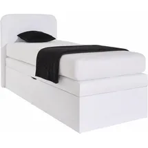 Westfalia Schlafkomfort Boxspringbett 105 x 212 cm Weiß