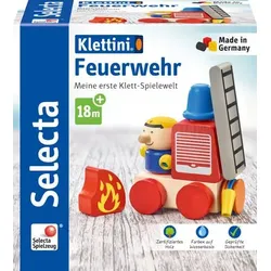 SELECTA 62077 Feuerwehr, Klett-Stapelspielzeug, 7 Teile