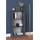 VCM Dilos M Bücherregal 56 x 30 x 114 cm Schwarz