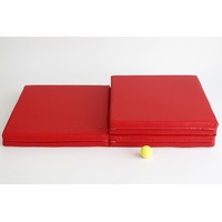 Gymnastikmatte Klappbar 180 x 70 x 8 cm Klappmatte Turnmatte Weichbodenmatte (Rot)