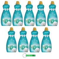 9x Luxury Ammorbidente Tiffany,Konzentrierter Weichspüler,Flüssigwaschmittel für Ihre Wäsche,40 Wäschen,900ml + Beni Culinari Kostenloser Schlüsselanhänger