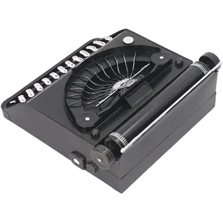Schreibmaschine Klemmbausteine Retro Dekoration Ornamente Schreibmaschinen Kinder Schreibmaschine Retro Vintage Schreibmaschine Sammlerstück Deko für Erwachsene und Kinde