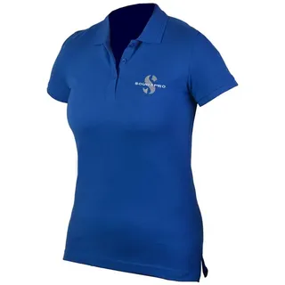 SCUBAPRO Polo Bleu Sea Femme, M, Taucherregler, Uni, Erwachsene, Mehrfarbig, Einheitsgröße