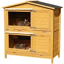 Nagerstall Appartement Pro 118 x 61 x 130cm, Kaninchenstall, Hasenstall