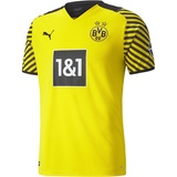 Puma Damen Borussia Dortmund Seizoen 2021/22 Training, Gamekit Home Game Kit, Cyber Yellow-puma Black, 3XL
