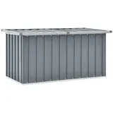 vidaXL Gartenbox 129 x 67 x 65 cm Grau