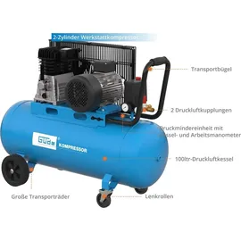 Güde Kompressor 580/10/100 H/400 V