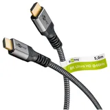 goobay 65262 HDMI-Kabel 3 m HDMI Typ A (Standard) Grau