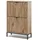 Vicco Eliza 60 x 92 x 0 cm 2 Klappschubladen braun