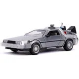 Jada 253255021 - Time Machine Back to the Future 2 Silber 1:24