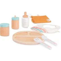 MINILAND BABY Miniland 94060 Fütterset aus Holz für Puppen