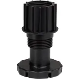 CAMAR Sockelverstellfuß Unico 48 x 45 mm Kunststoff schwarz