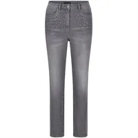 GOLDNER Jeans SARA mit Formbund in grau | Gr.: 40