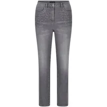 GOLDNER Jeans SARA mit Formbund in grau | Gr.: 40