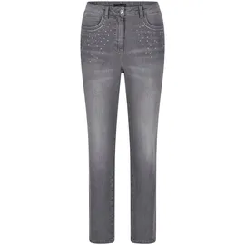 GOLDNER Jeans SARA mit Formbund in grau | Gr.: 40