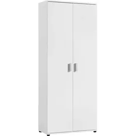 home collective Mehrzweckschrank 75 x 35 x 184 cm Weiß