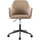vente-unique Eleana Samt Beige/Schwarz