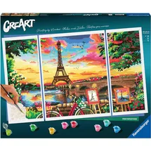 Ravensburger 20134 - CreArt Malen nach Zahlen, Paris Reflections, Malset