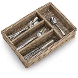 Zeller Besteckkorb Weide 35 x 26 x 7 cm