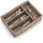 Zeller Besteckkorb 35 x 25 x 7 cm 1-tlg. braun