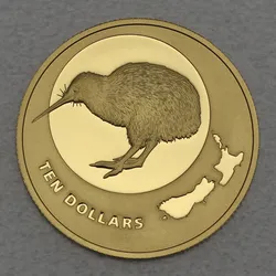 Goldmünze 1/4oz Kiwi 2009 Icons of New Zealand (Neuseeland)