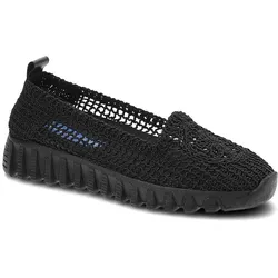 Schwarze Halbschuhe New Performance Bequeme Damenschuhe, 38
