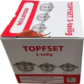 ELO Edition Red Topf-Set 3-tlg. Fleischtopf + Bratentopf + Kochtopf