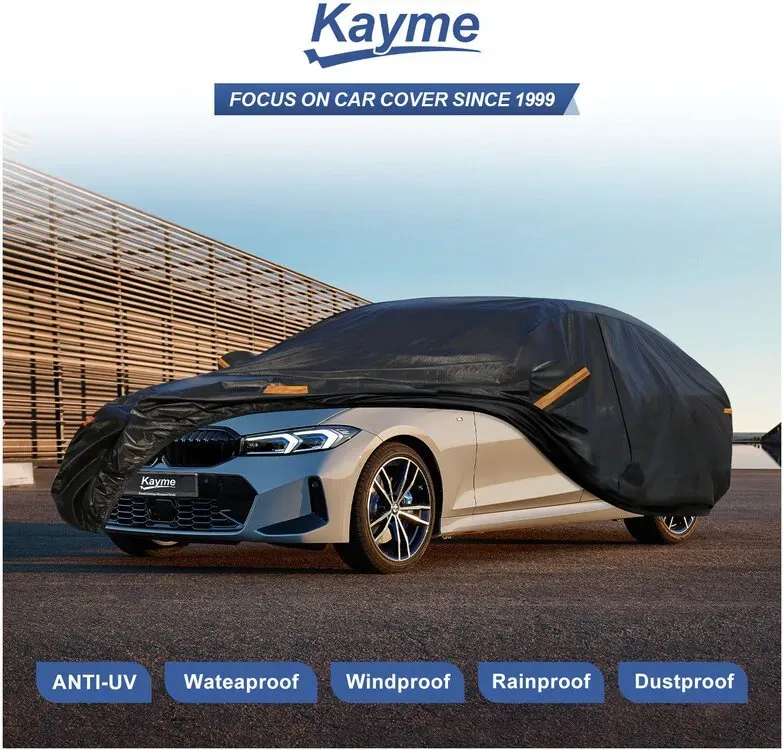 Kayme Autoabdeckung Für Limousine Passend Für Größe 470 Bis 495 CM