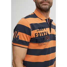 FQ1924 Poloshirt FQ1924 "Poloshirt FQHarald", Herren, Gr. L, orange (coral gold), Obermaterial: 100% Baumwolle CO., Shirts