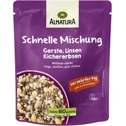 Alnatura Bio Schnelle Mischung Gerste, Kichererbsen & Linsen 250G