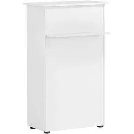 MÖBELPARTNER Empfangstheke gerade, weiß 65,8 x 44,0 x 110,5 cm