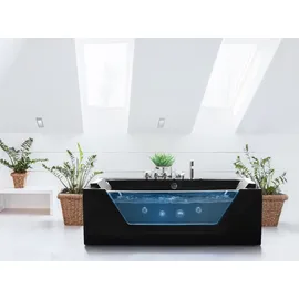 Beliani Samana Whirlpoolbadewanne 76 x 162 cm (W) 76 x (H) 55 x (L) 162 cm