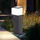 Nowa Außenleuchte Standlampe Außen Stehlampe anthrazit Wegeleuchte Aluminium Glas, 1x E27 Fassung, LxBxH 14x12x40 cm