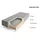 DeLife Dream-Fine 160 x 200 cm beige