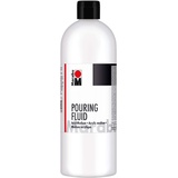 Marabu 12320016885 - Pouring Fluid Acrylmedium 750 ml, Dünnflüssiges Medium für Gießanwendungen und Fließtechniken, verbessert die Verlaufseigenschaften von Acrylfarben, nicht vergilbend