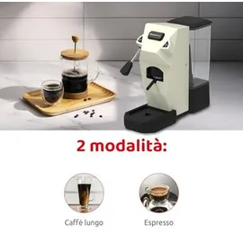 Melchioni Cialdina Espressomaschine weiß