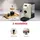 Melchioni Cialdina Espressomaschine weiß