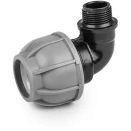 Bradas 90° PE-Rohrbogen 20 mm Außengewinde 3/4"