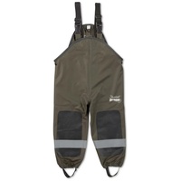 Sterntaler Kleinkind Jungen Regenhose Kinder Funktions-Regenhose - Regenhose Kinder - Wasserdicht Druckknopf und verschweißte Nähte - dunkelgrün, 98