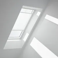 VELUX Plissee manuell FHL F04 1016SWL Weiß Schiene