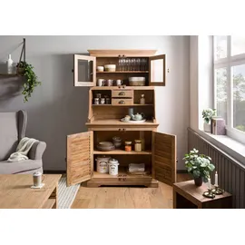 MASSIVMOEBEL24.DE Buffet Mango 106 x 60 x 196 cm Beige