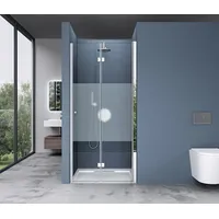 Doporro Duschtür Nischentür dusche Duschabtrennung Duschkabine 70x190cm Falttür für