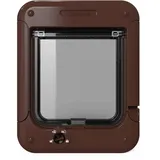 Cat Mate Manuelle Katzenklappe mit 4-Wege-Schloss, 358 braun