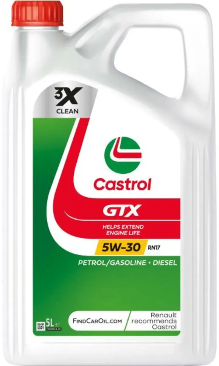 Olio motore CASTROL 15F6E5 GTX 5W30 RN17 5L