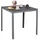 Relaxdays Gartentisch 78 x 78 x 74 cm grau